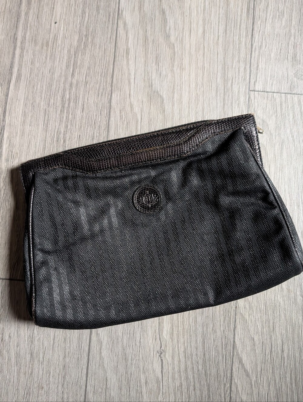 FENDI Vintage Leather Clutch Bag 🖤🖤